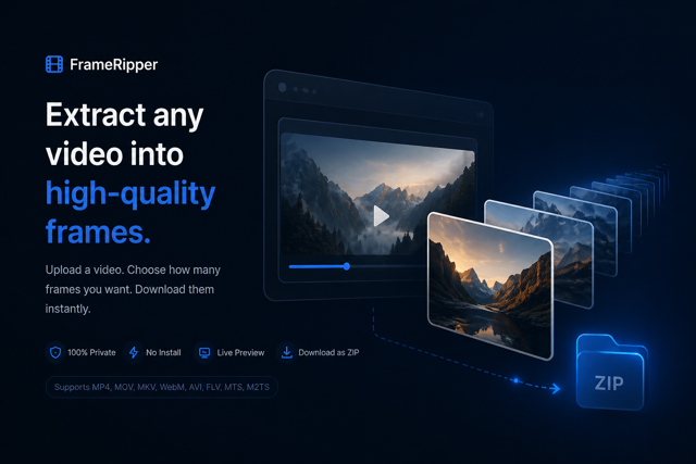 How to Turn Screen Recordings into Screenshots Automatically | FrameRipper